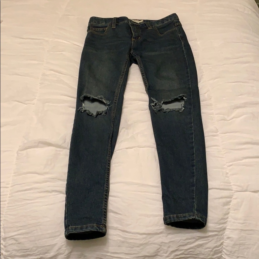 Free people medium wash jeans